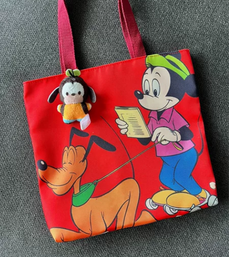 包邮 手提包/单肩包 米奇 复古 做旧 红...