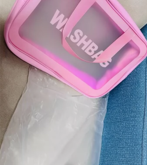 汉客洗漱包，买行李箱送的 尺寸如图，全新未...