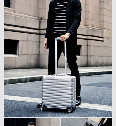 【闲置】17寸网易严选 全铝镁合金行李箱拉...