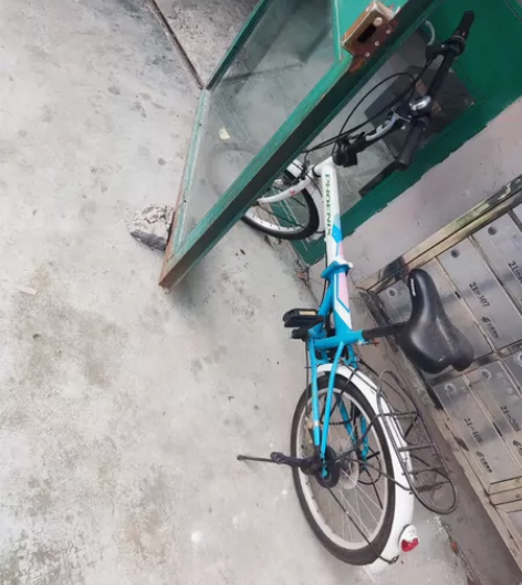 闲置phoenix折叠自行车，应该是18寸...