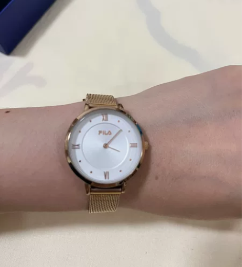 FILA斐乐手表，换个电池就能走时，精致小...