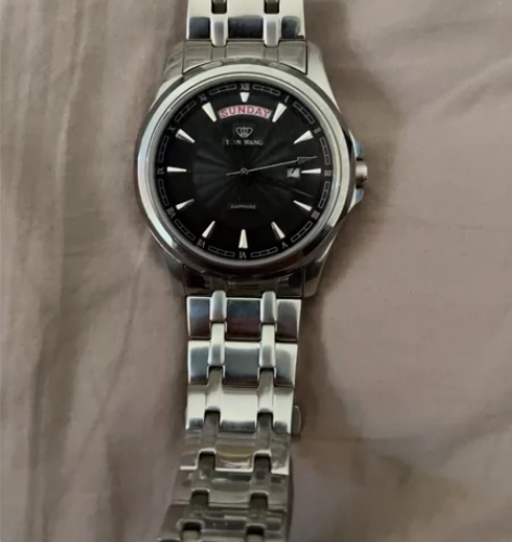 天王手表，没电了，得自己换电池 可以?V ...