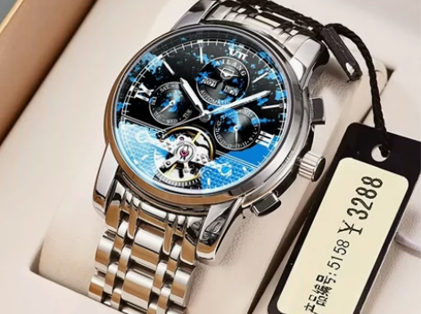 款男表瑞士认证机械表全自动正品概念防水手表...