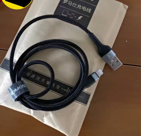 快充线充电线苹果数据线2.4A罗马仕iph...