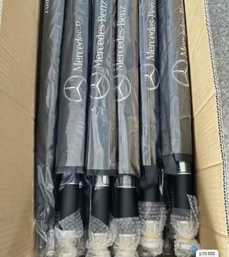 车展结束没送完的奔驰汽车雨伞，全自动折叠伞...