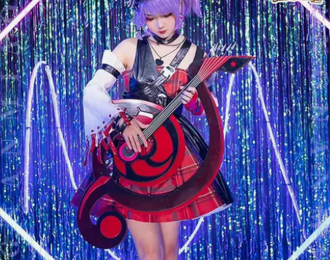 【租】王者荣耀小乔音你心动cos 衣服配饰...