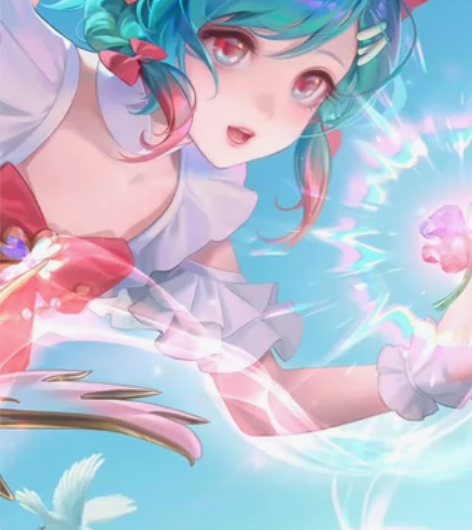 瑶 时之祈愿限定永久皮肤 王者荣耀赠送皮肤...