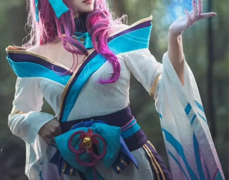 （全新包邮）lol英雄联盟阿狸cos服九尾...