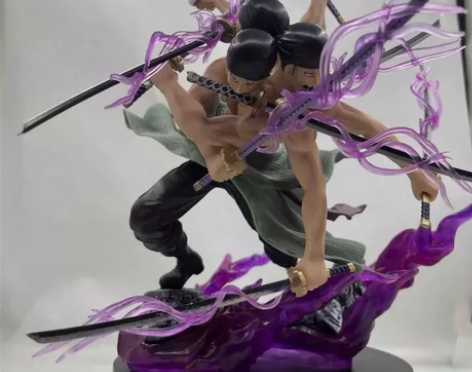 海贼王 GK三头六臂九刀流阿修罗索隆 三头...