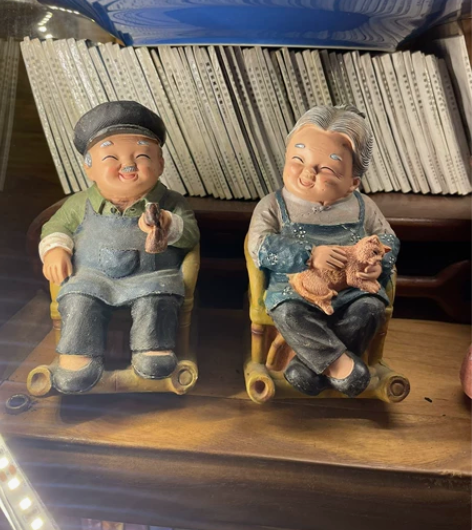 手办一套 白头偕老、孝经老人等系列 8件 ...