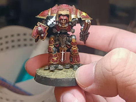 战锤epic帝国骑士 翻模成品 感兴趣的话...