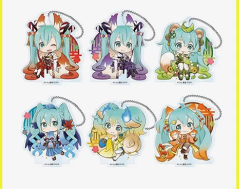 日谷 初音未来 百鬼夜行 盲盒 亚克力挂件...