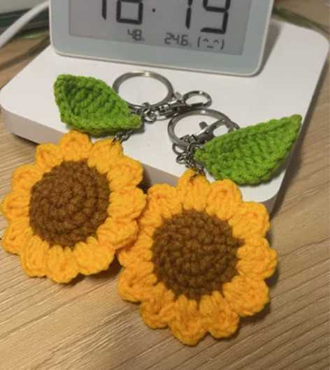 依棉挂件向日葵花头 花头2.6一个满100...