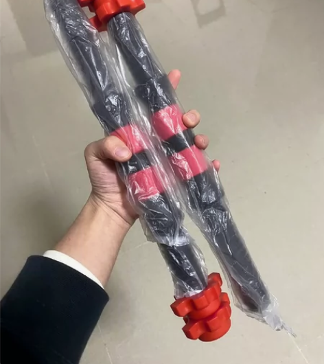 哑铃杆哑铃螺母通用配件杠铃连接器家用哑铃连...