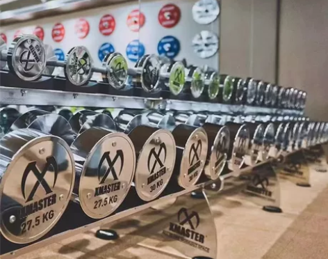 哑铃电镀哑铃纯钢防锈哑铃男士健身家用杠铃多...