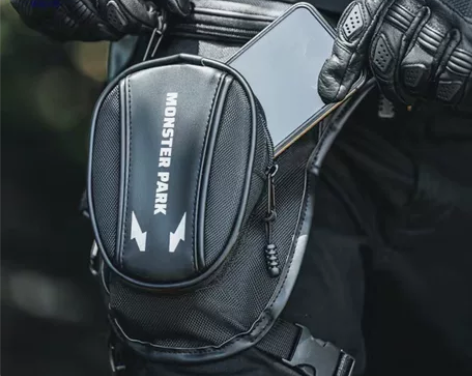 全新！怪兽公园摩托车腿包 因装有油箱包腿包...