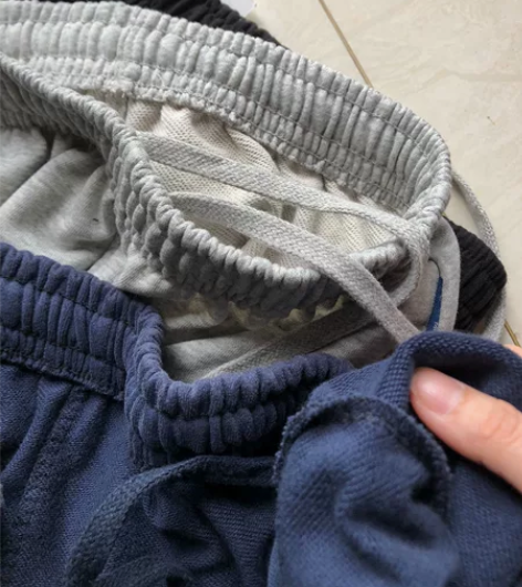 【不起球棉质运动裤】纯棉夏季薄款运动裤男宽...