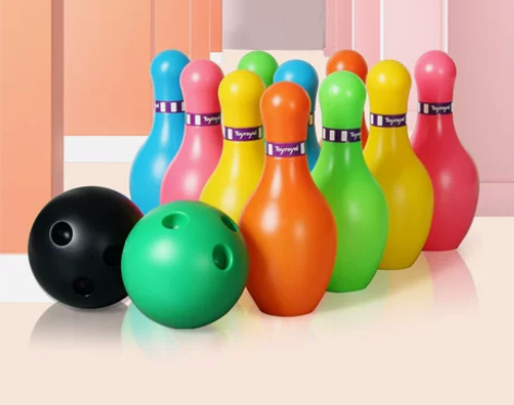 Toyroyal皇室玩具保龄球儿童室内男孩...