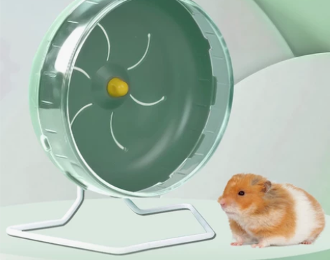 ?仓鼠跑轮超静音跑轮带支架滚轮跑步球造景玩...