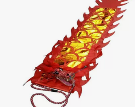 儿童广场健身龙甩龙彩带龙空竹龙舞狮龙甩杆龙...