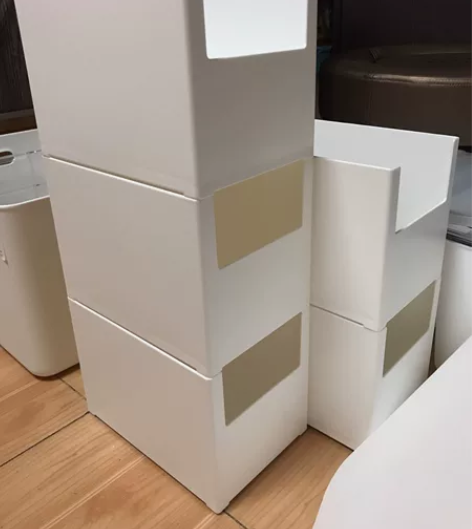 【3个9.9元】日式桌面杂物收纳盒叠加整理...
