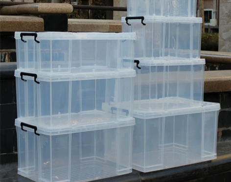 高透明收纳塑料箱直上直下储物箱整理箱特大号...