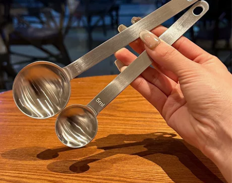 【无印同款量勺】304不锈钢咖啡豆量勺长柄...