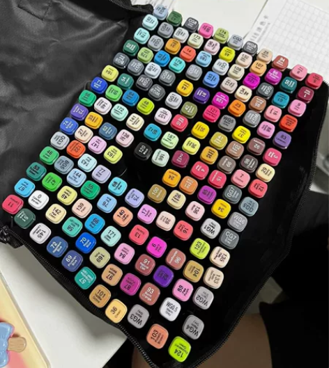 厂家直销 168色76元马克笔80色tou...