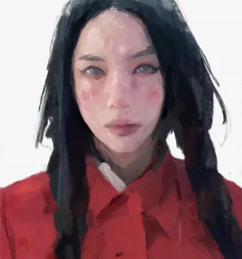 【约稿】人物肖像头像约稿，板绘厚涂，写实油...