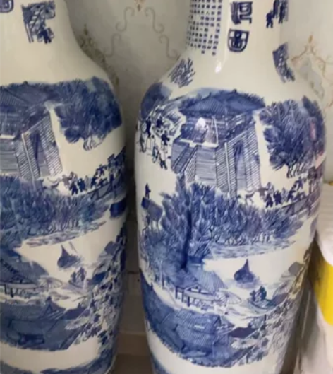 出大号的景德镇陶瓷花瓶，高约145c?m，...