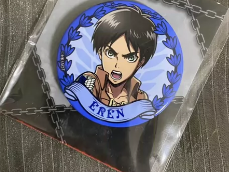 进击的巨人艾伦亚克力板和吧唧星河动漫正版授...