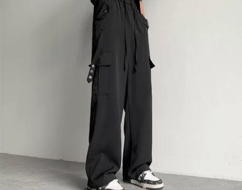 工装裤男春夏季直筒裤子 码数：m-3xl颜...