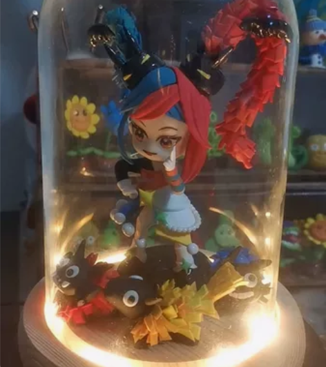 王者荣耀黏土摆件 安琪拉520 材质：超轻...