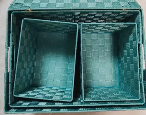 自家工厂出口尾货，全手工收纳篮，各种款式随...