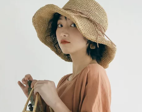 夏天出游遮阳沙滩防紫草帽防晒遮阳帽女太阳外...