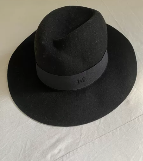 黑色礼帽呢帽子造型时尚帽子 全新，闲置物品...