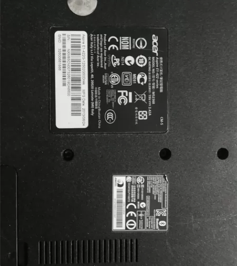 出一台宏基笔记本M52368 E1-422...