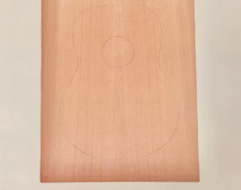 23寸26寸尤克里里A级红松单板吉他面板，...