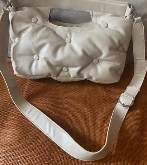 云朵包软皮夹棉女士云朵包单肩包手拿包斜挎包...