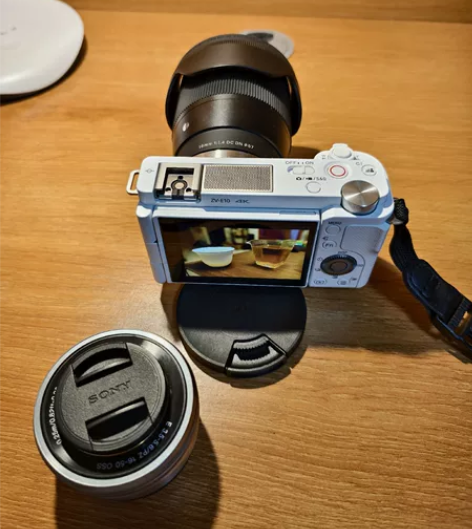 ?索尼zve10，原机镜头！两个镜头 感兴...