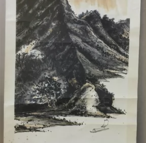 著名画家张传武作品59×136品相如图售出...