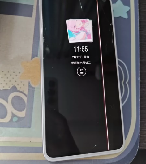 ?魅族17 8+128 独角兽 屏幕有一根...