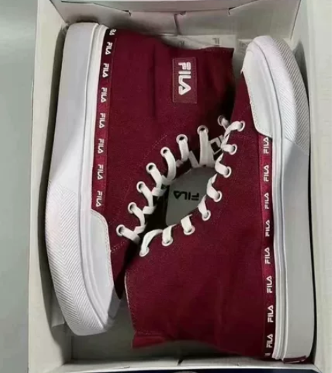 斐乐FILA男子潮流时尚帆布鞋防滑透气经典...