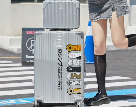 行李箱女日系涂鸦20旅行箱男28拉杆箱24...