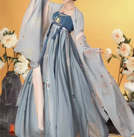 清衣柜出汉服|汉旭 至尊红颜 唐制诃子裙正...