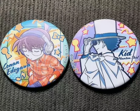 名侦探柯南80年代吧唧柯南怪盗基德艺术系列...