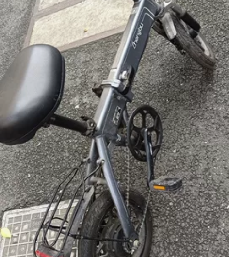 正步代驾折叠电动自行车；本买来代驾用；；就...