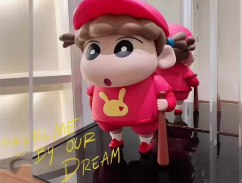 棒球妮妮 蜡笔小新手办小白周边系列礼物动漫...