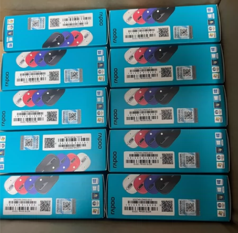 现货200个现货全新雷柏m218白色无线鼠...