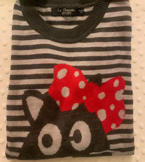 全新中长款针织衫，没穿过但是吊牌不在了． ...